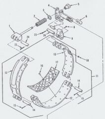 BRAKE BAND AND LINING