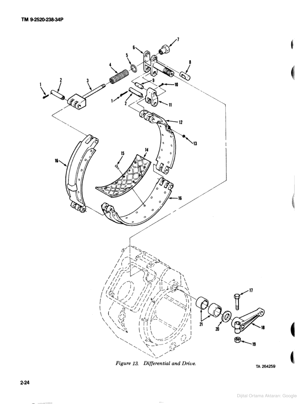 PARTS KIT,BRAKE SHOE