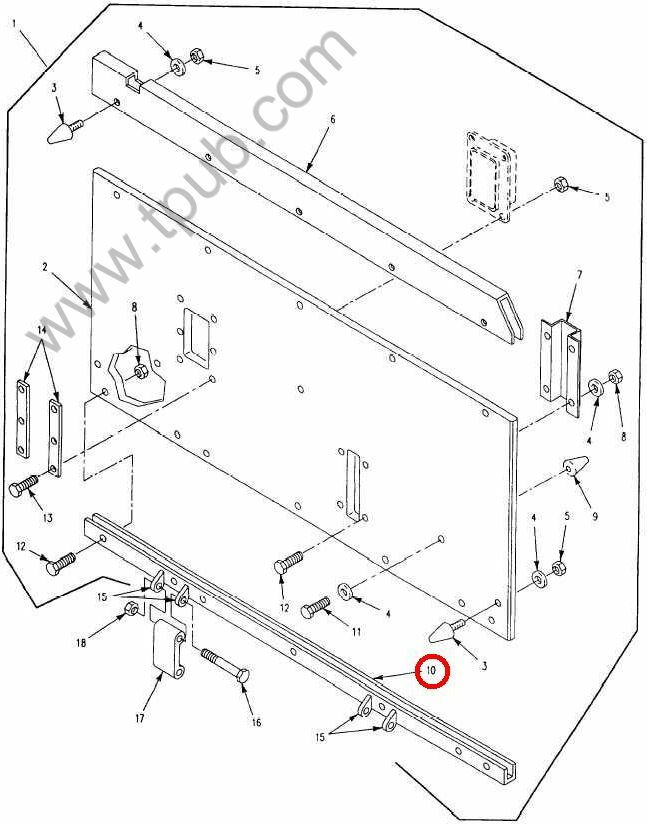 STIFFENER,HINGE VANE