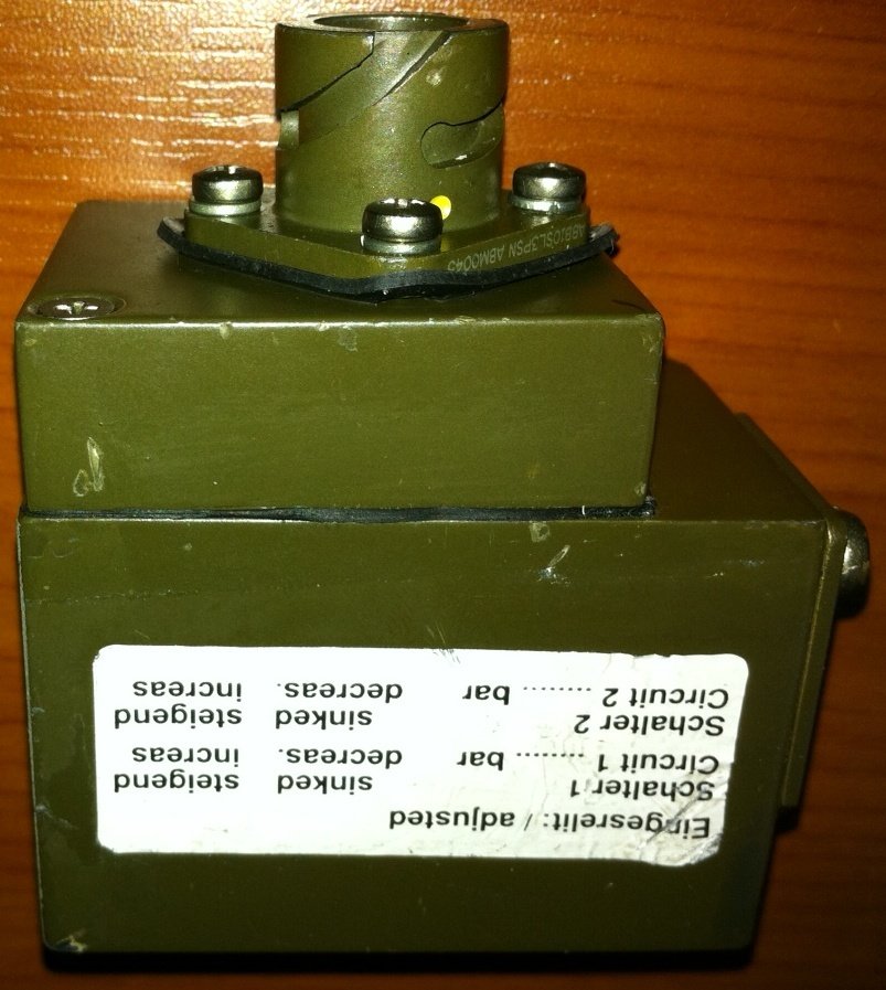 XIT600025TP   PRESSURE SWITCH ASSY.    5930-27-034-0298
