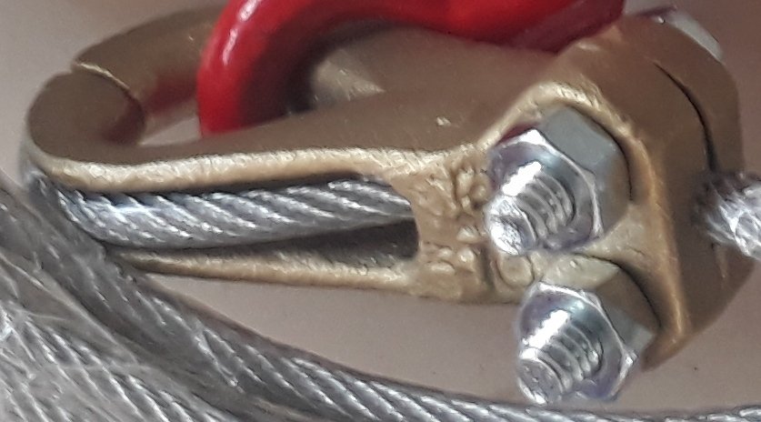 CLAMP, WIRE ROPE / 4030-01-326-6952