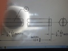 TORSION BAR, HINGE / 5340-00-248-6704