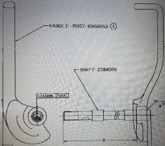 LEVER, MANUAL CONTROL / 3040-00-471-5655