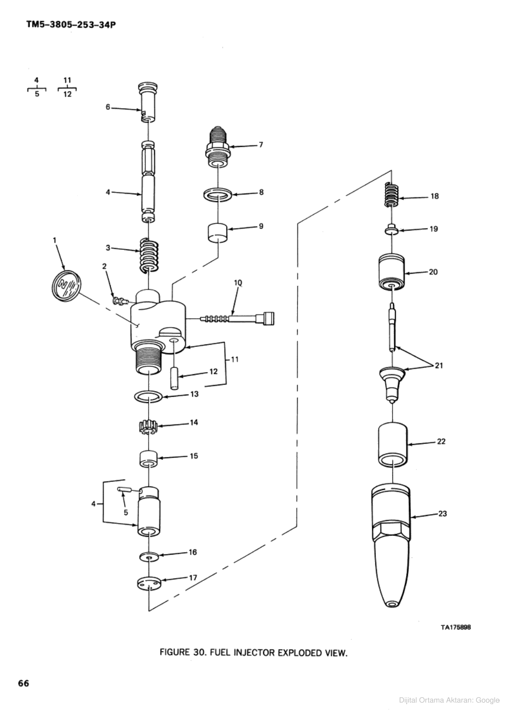 PARTS KIT,F.INJECTOR