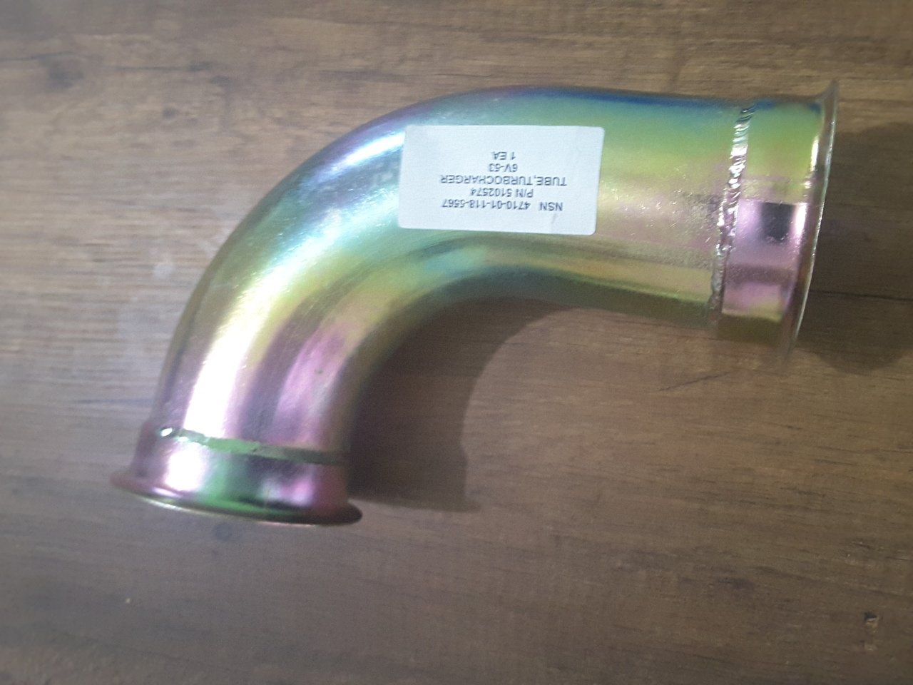 5102574 TURBOCHARGER TUBE 4710-01-118-5567