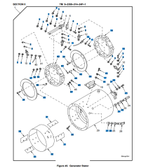 M109A6 650A  A.C. GENERATOR PARTS