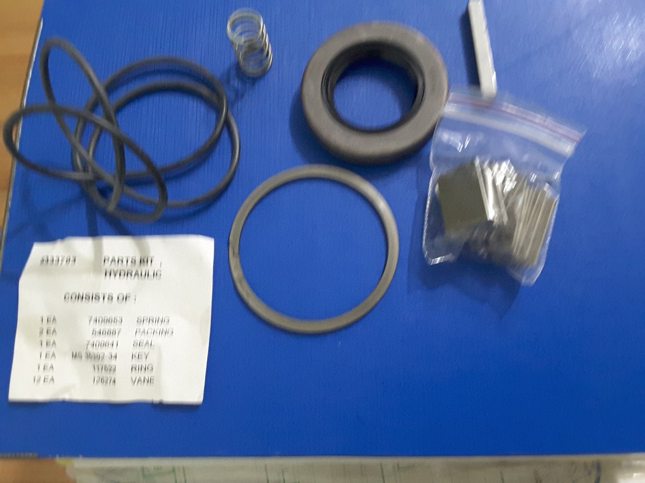 PARTS KIT,HYDRAULIC PUMP